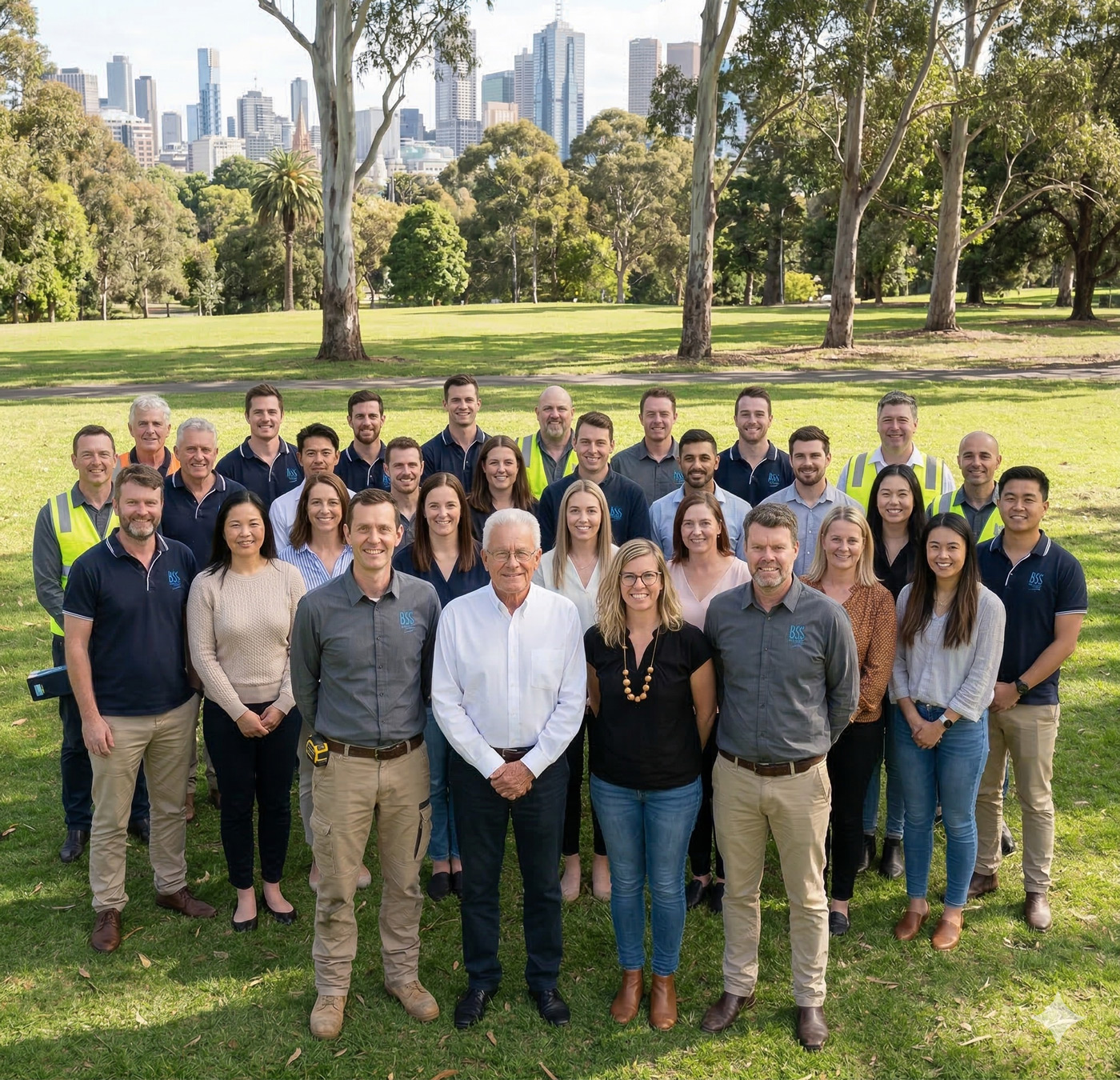 BSS staff in a meeting